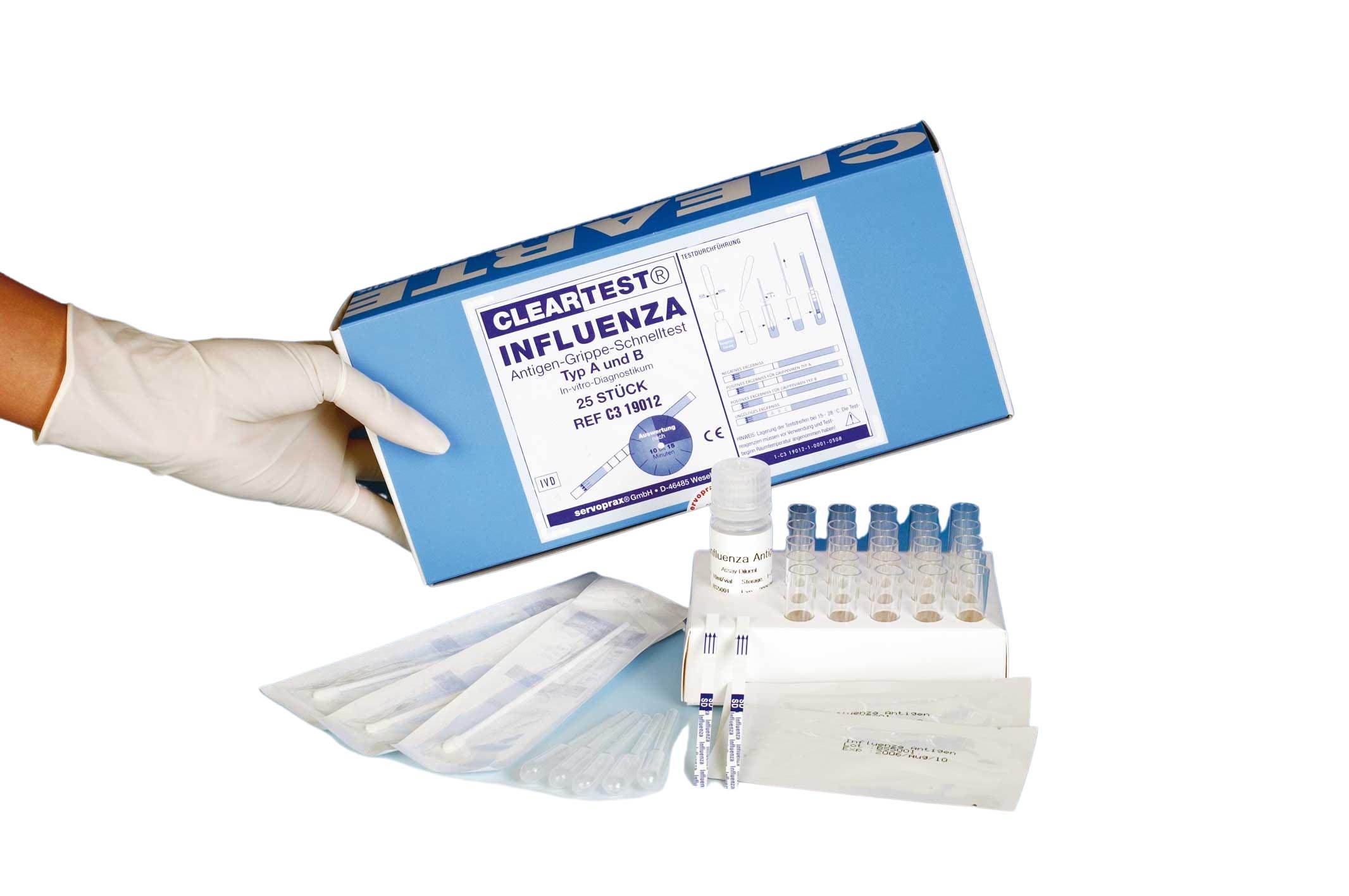 Cleartest Influenza Schnelltest 25 Stk