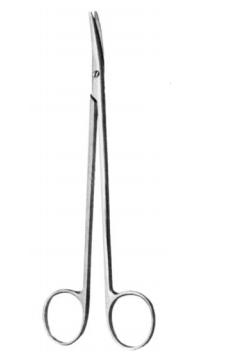 Metzenb. Schere, gebogen 23 cm