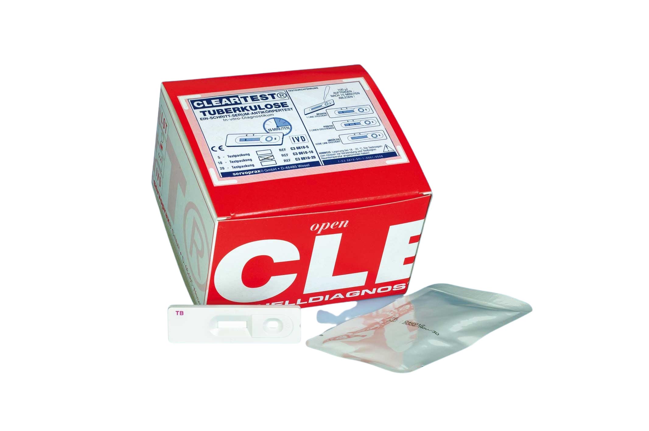 Cleartest Tuberkulose 10 Stk./Pck.