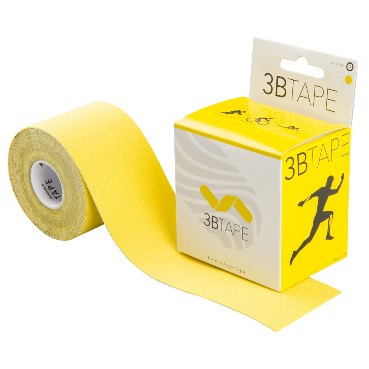 Kinesiotapes 5 cm x 5 m Rolle, gelb
