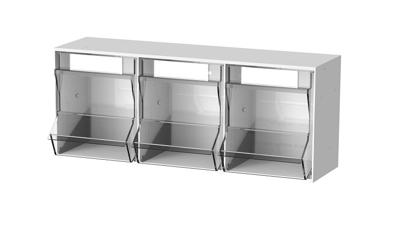 Spritzenspender PicBox 3 Fächer, 600x2