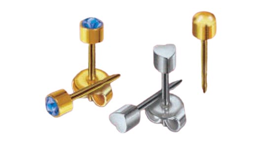 Ohrstecker palladium farblich sortiert
