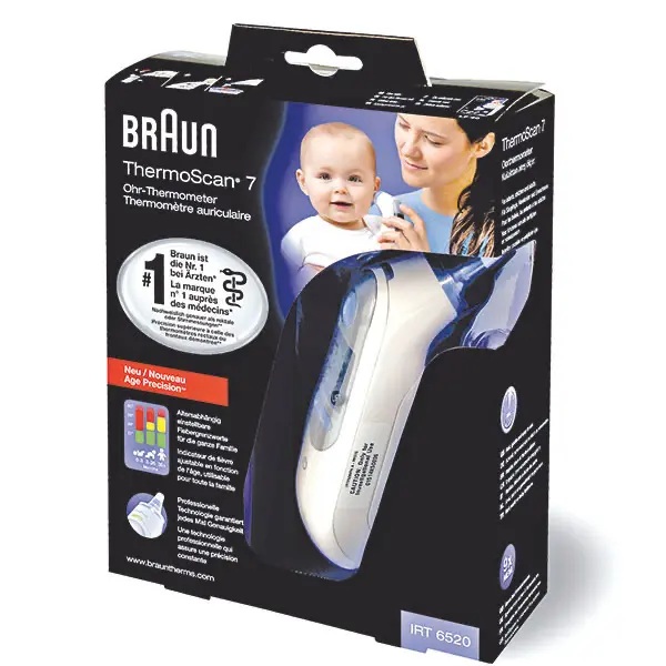 Ohr-Fieberthermometer Braun Thermoscan