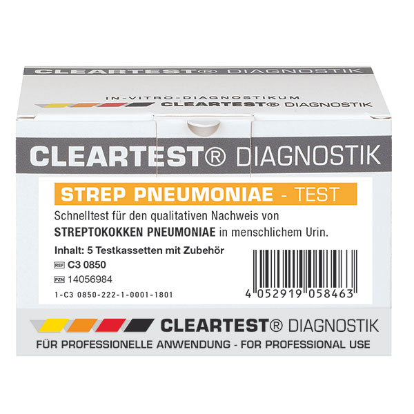 Cleartest Pneumokokken, 5 Tests