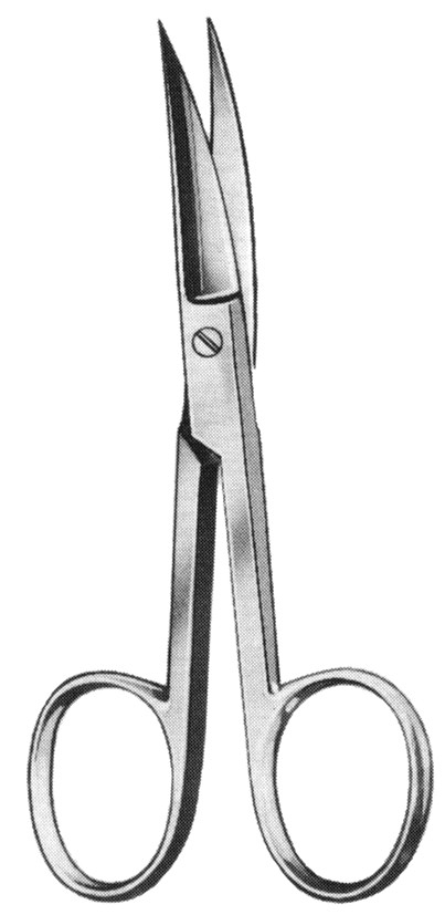 Nagelschere gebogen, 10,5 cm