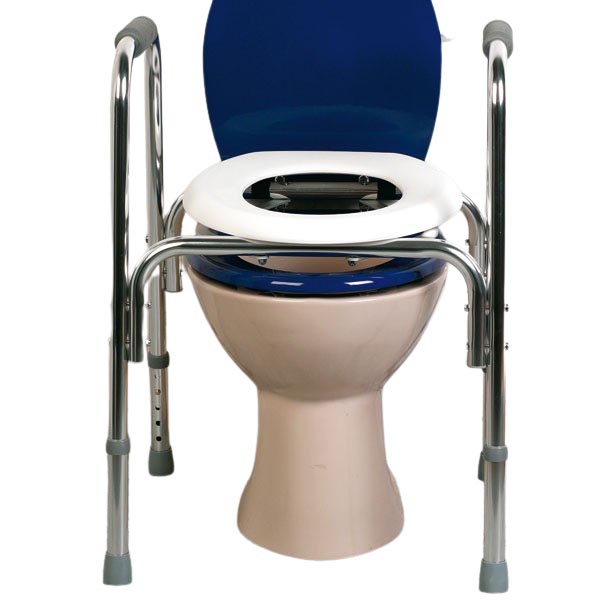 Toilettengestell Aluminium mitklappbar