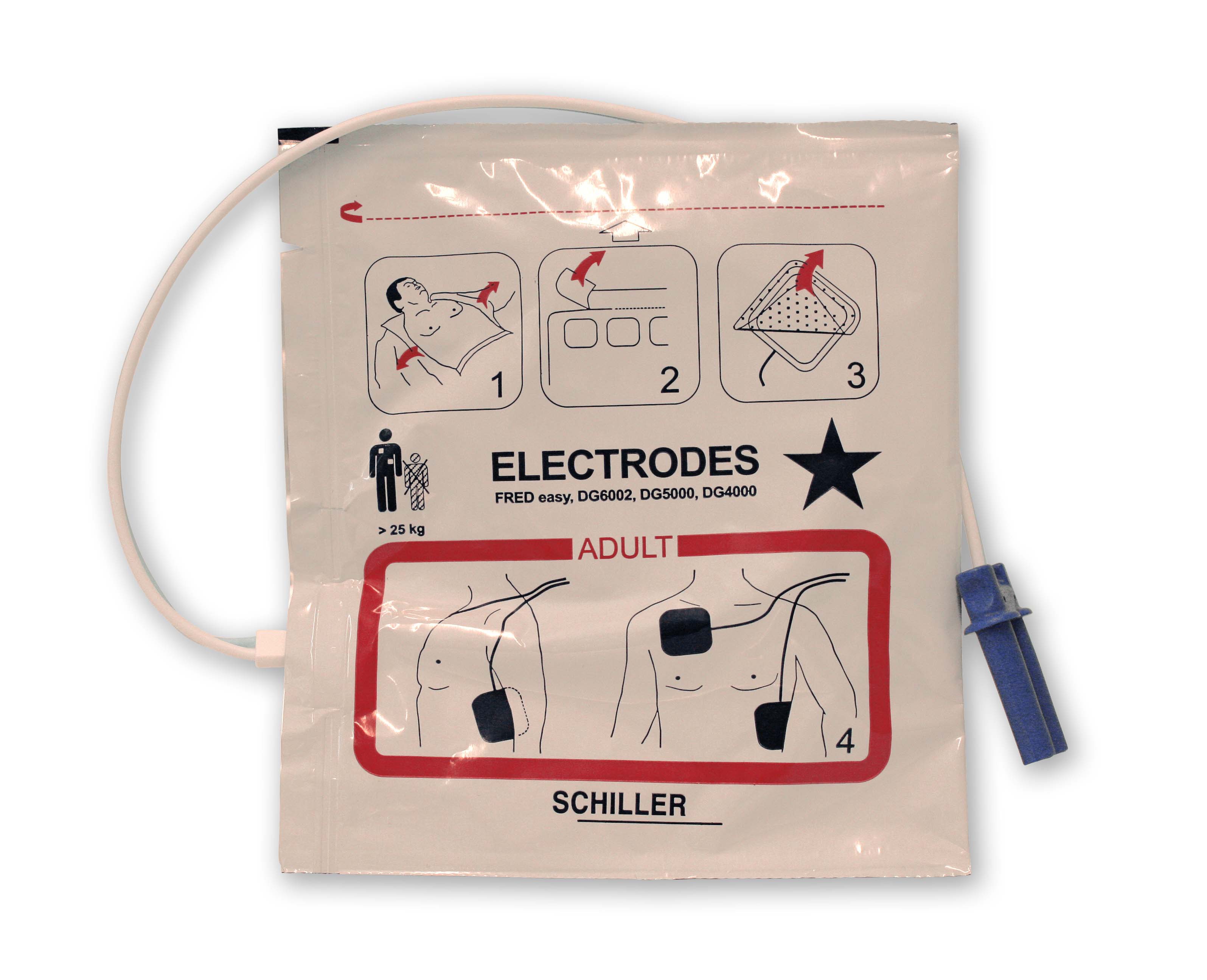 FRED Easy Ersatzelektroden Erwachsene