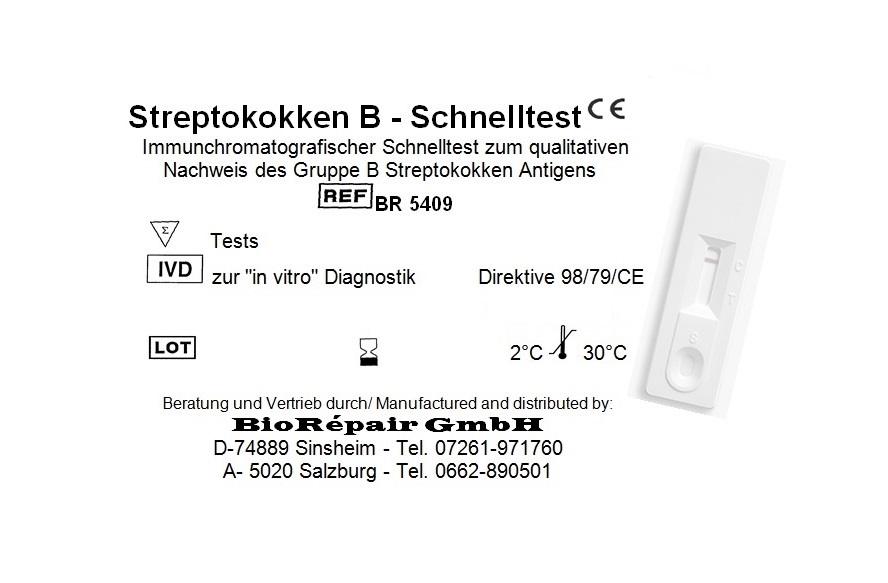 Streptokokken B Schnelltest Biorepair