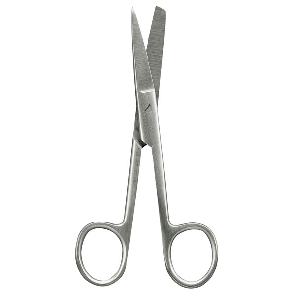 Chirurgische Schere gebogen 14,5 cm