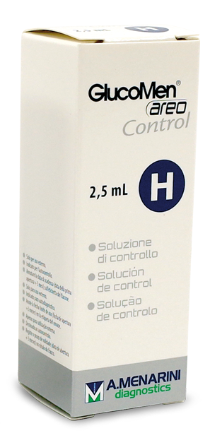GlucoMen AREO H-Kontrolllösung