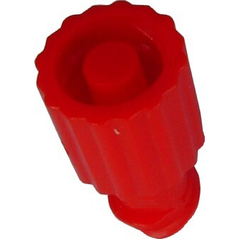 Infusions-Kombistopfen rot, Luer Lock