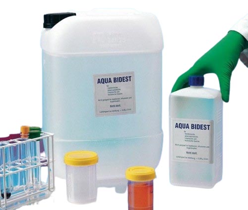 Aqua Dest - 10 Liter, für Laborzweck