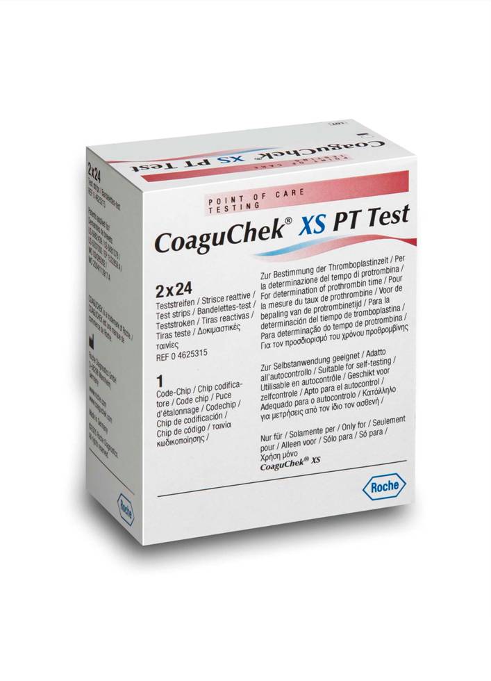 CoaguChek XS PT-Test Testträger 48 Stk