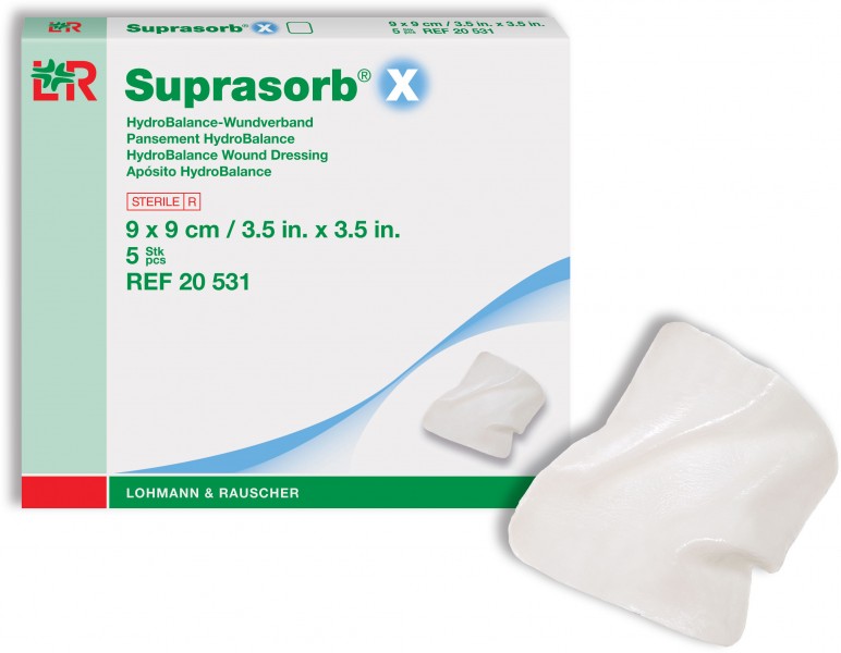 Suprasorb X, 5 x 5 cm Hydro Balance, 5