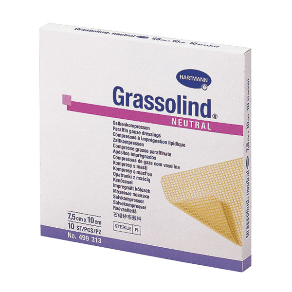 Mull-Salbenkompressen steril,8-fach