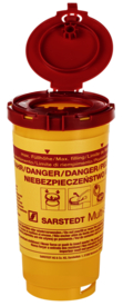 Kanülenentsorgungsbox 500ml rund, gelb