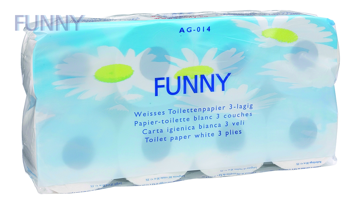 Toilettenpapier 3lag. hochweiß250 Blat
